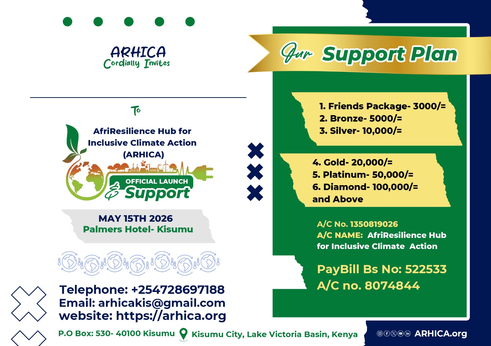 ARHICA Launch Proposal